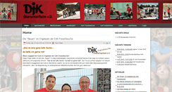 Desktop Screenshot of djk-oberschopfheim.de